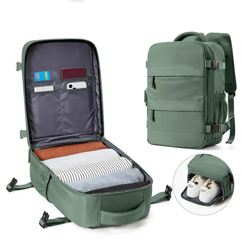 Sac à Dos Cabine 40x20x25 Cm | Léger, Compartiments Multiples