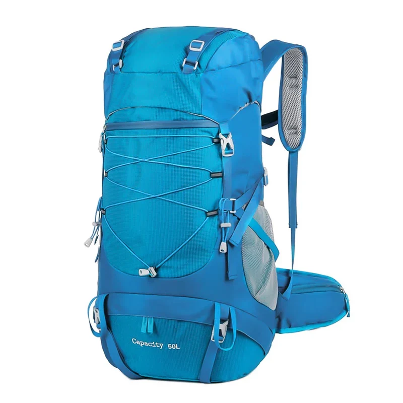 Sac à Dos Backpacking 50l | Bandes Réfléchissantes Sécurité