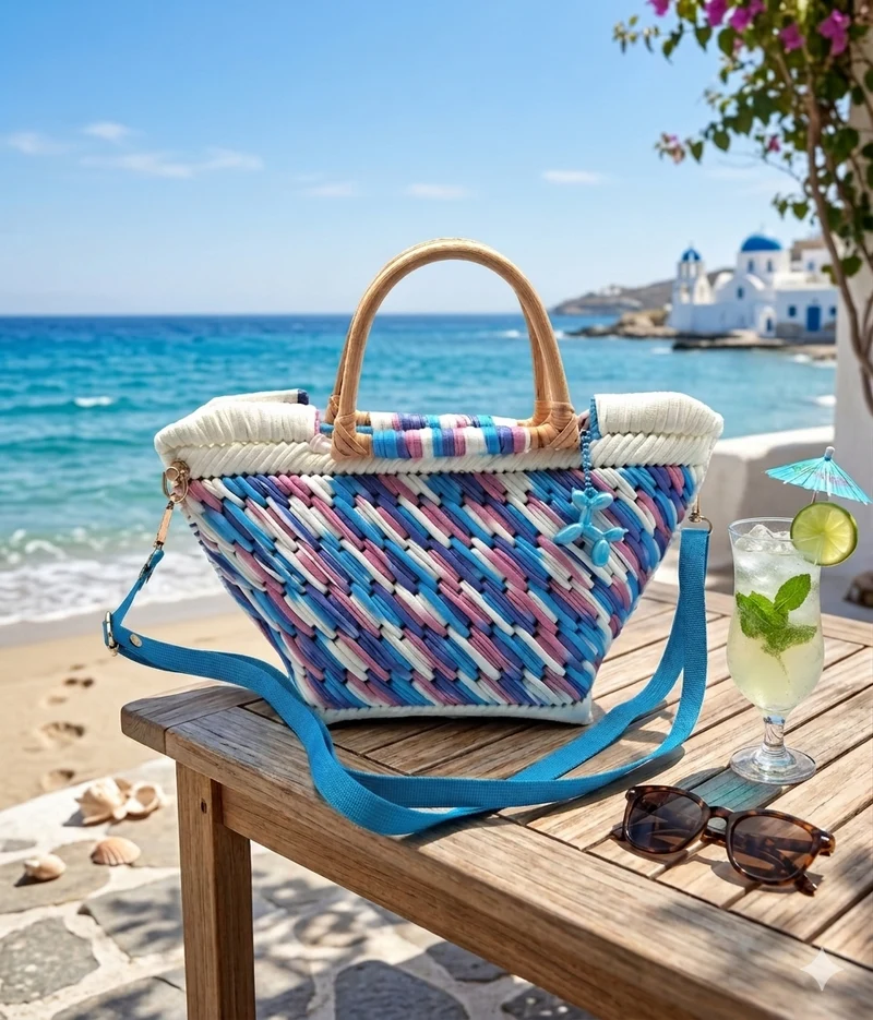 Sac à main "Cosmic Blue"