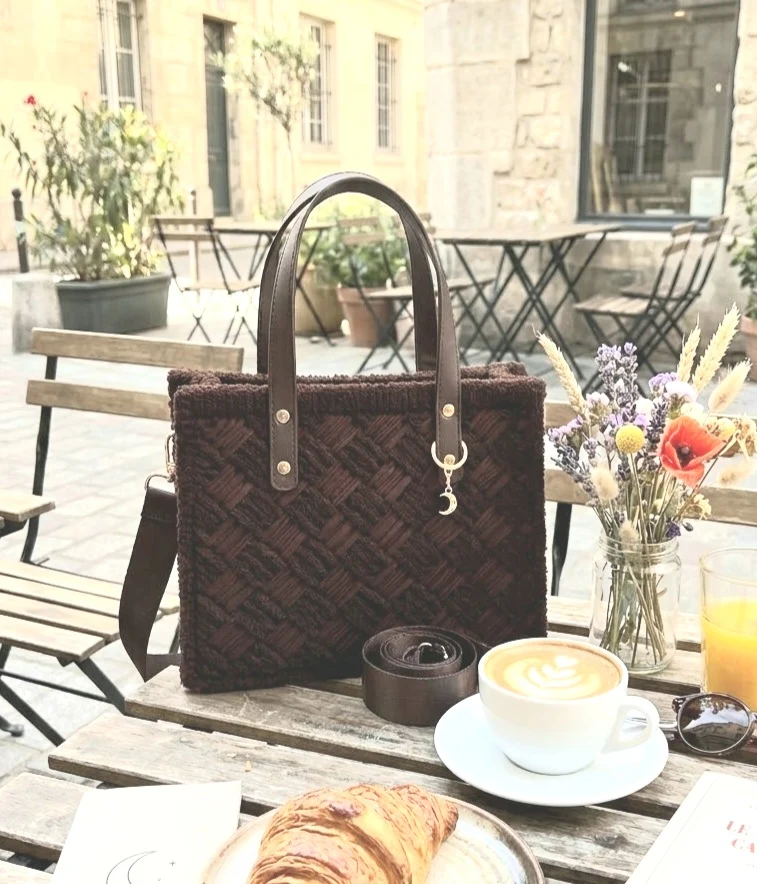 Sac à main "Chocolatine"