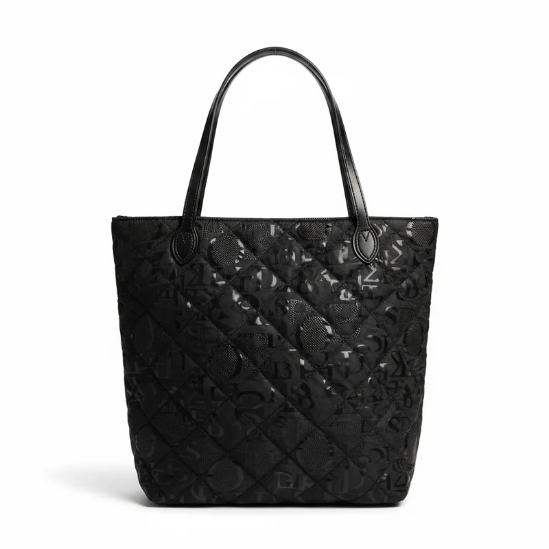 Sac à main molletonné en synthétique