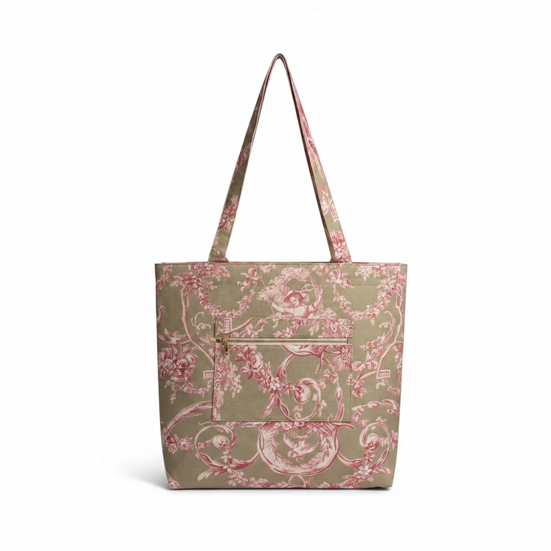Sac à main en toile de Jouy