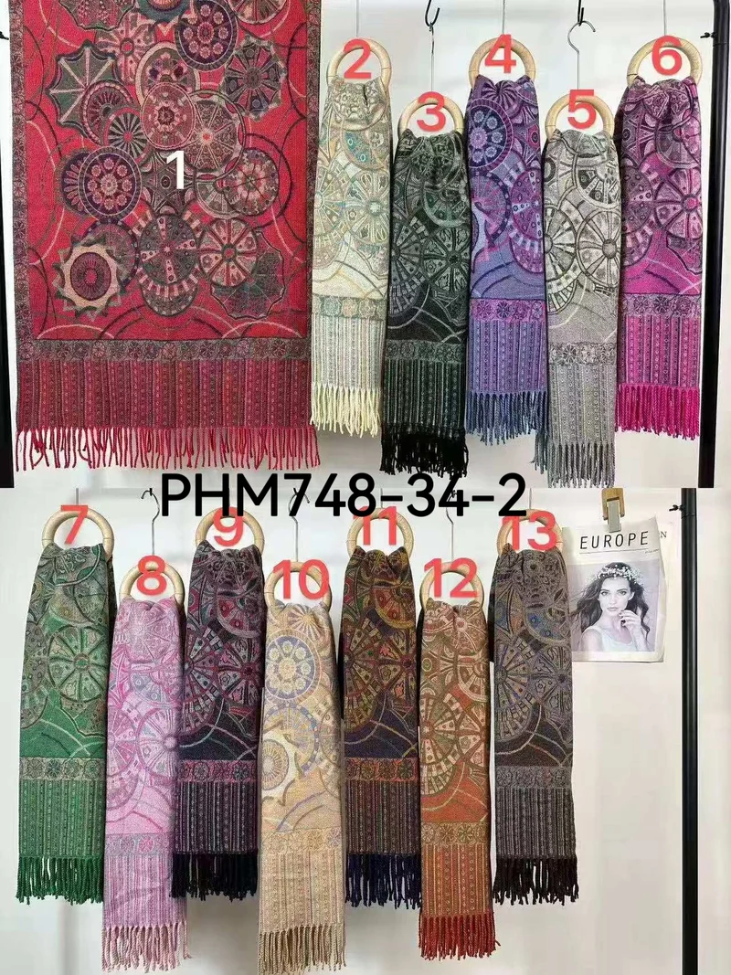 Châle Écharpe Motif Paisley(x10) #34-2