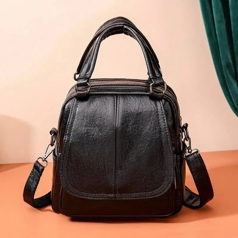 Sac à dos femme lustré chic - Léonie