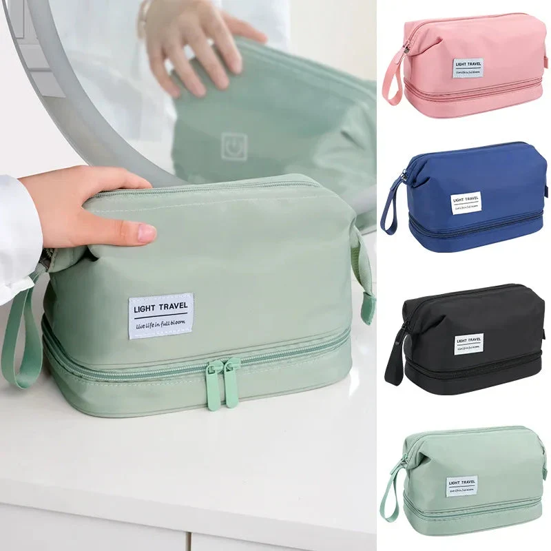 Trousse de Toilette Femme Voyage | Compartiment Pinceaux Intégré