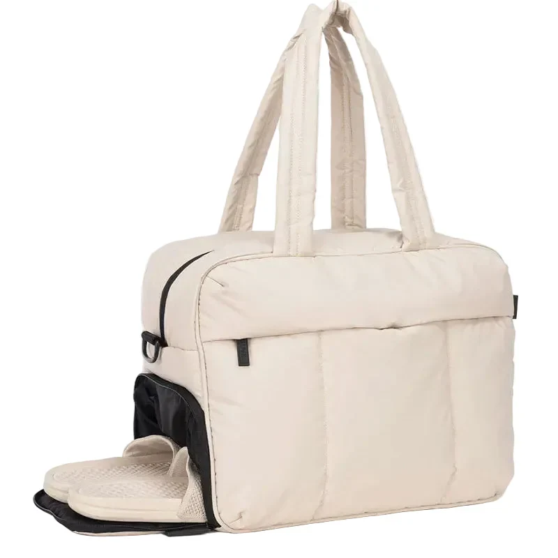 Sac Week-End Matelassé Femme | Compartiments Multiples et Pratiques