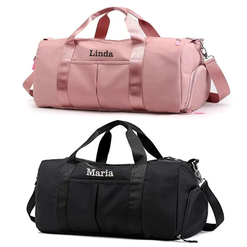 Sac de Voyage Femme Personnalisable | Nylon Résistant et Spacieux