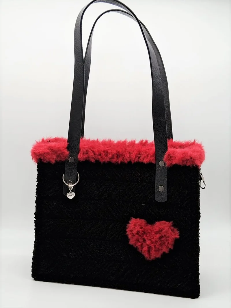 Sac à main "Cœur Rouge"