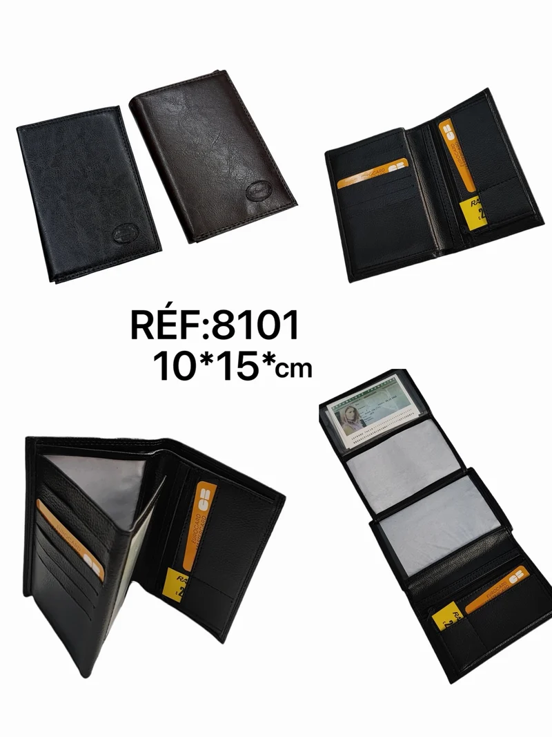 Portefeuille simili-cuir (x12) #8101