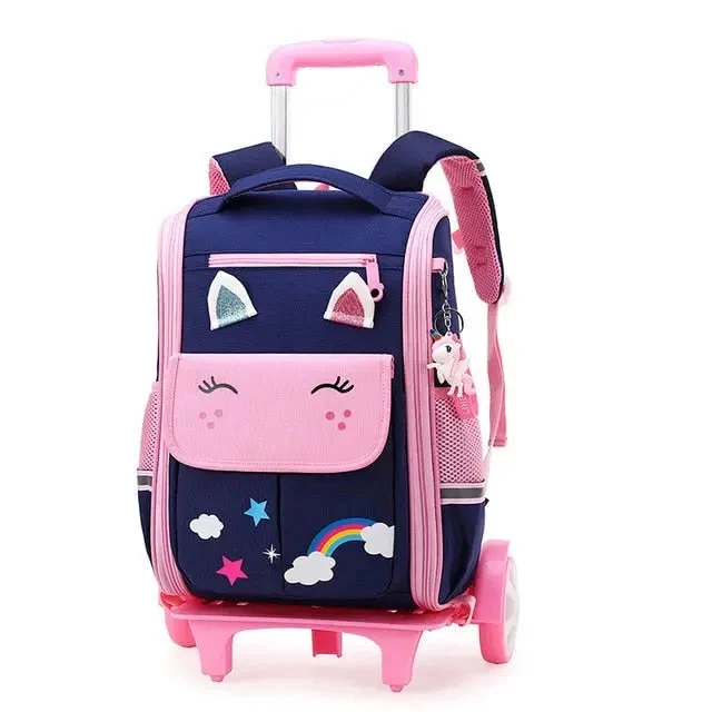 Sac de Voyage à Roulettes Enfant | Bretelles Rembourrées Pratiques