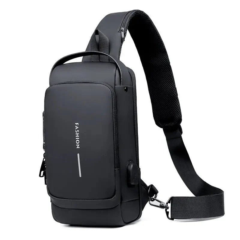 Sac Bandoulière Antivol Sécurisé | Serrure à Code Usb