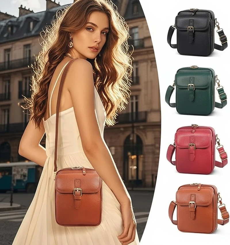 Sac Anti-Vol Compact | Fermetures Sécurisées et Design Épuré