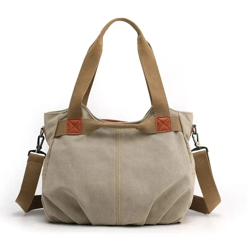 Sac à Main Voyage Vintage | Toile Canvas Pratique