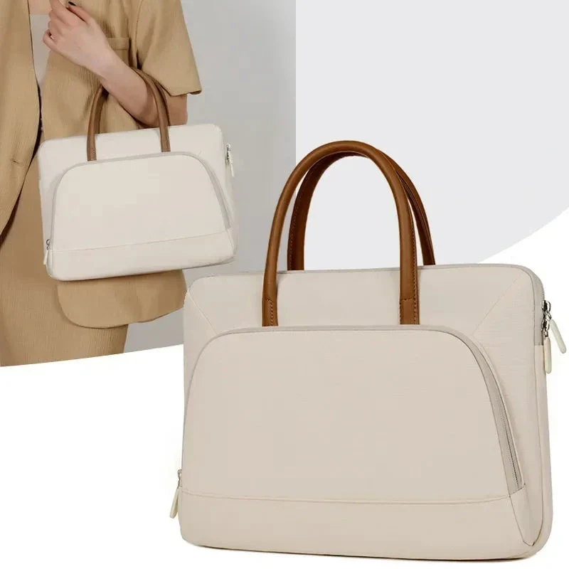 Sac à Main Ordinateur Femme | Multi-Compartiments Polyester