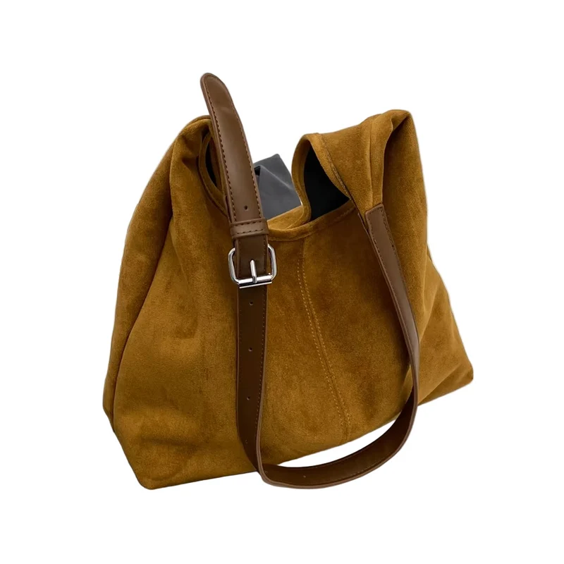 Sac à Main en Daim | Forme Coffre Chic