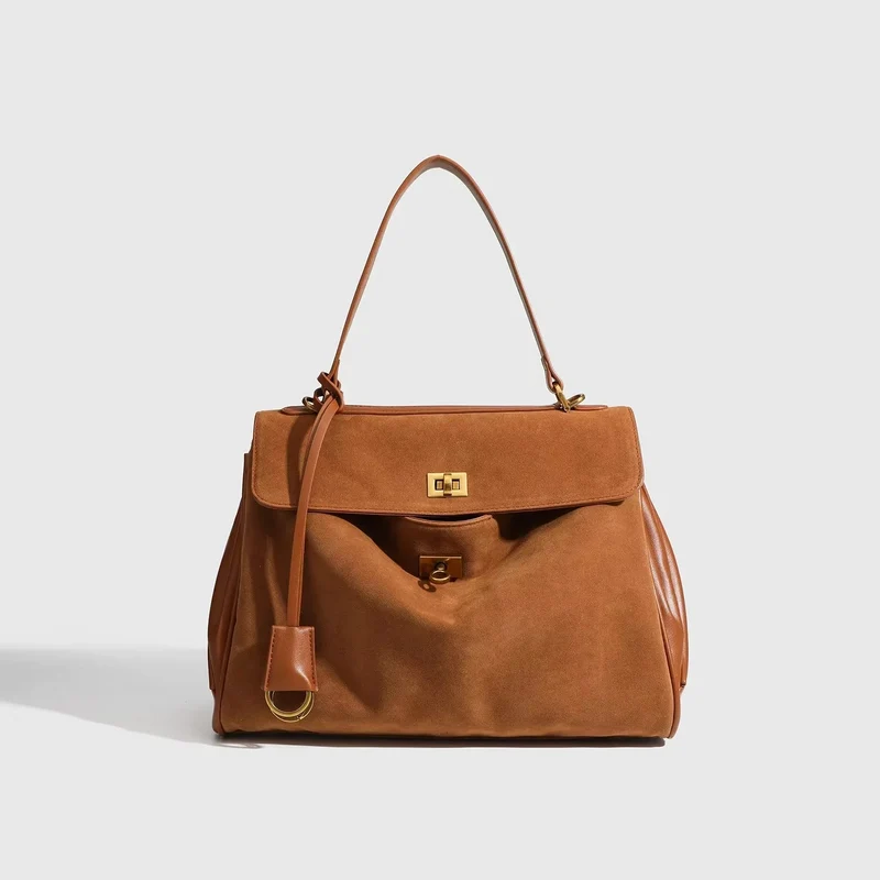 Sac à Main Daim Femmes | Style Kelly Automne