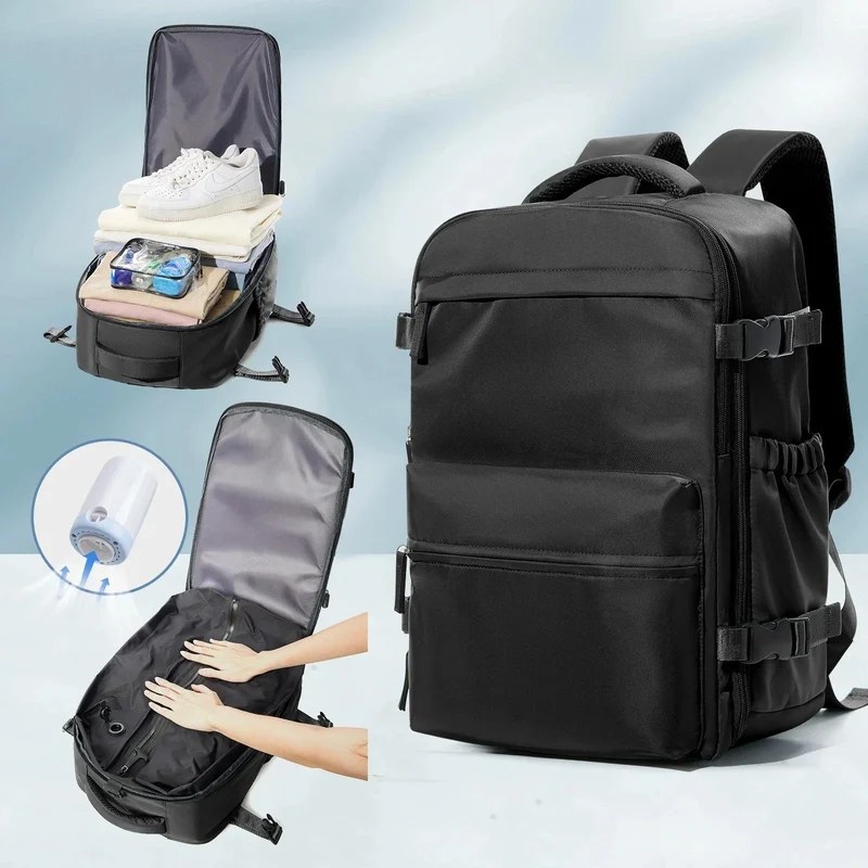 Sac à Dos Voyage Sous Vide | Pompe Usb Intégrée