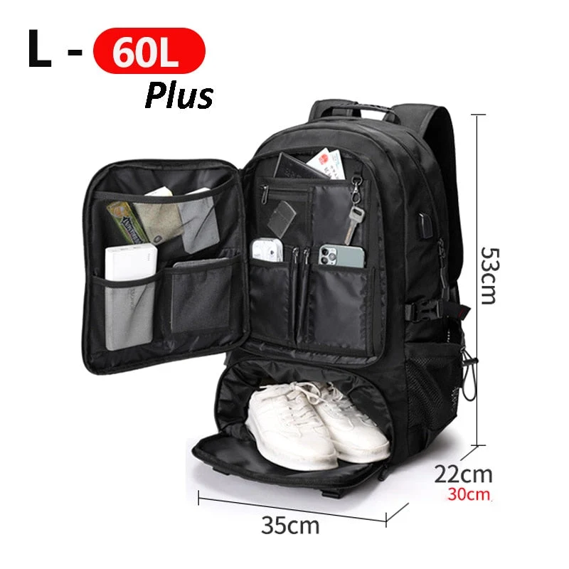 Sac à Dos Voyage Grande Capacité | Polyester Résistant Eau