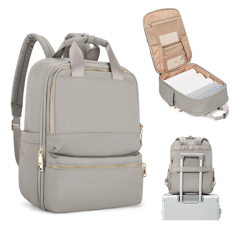 Sac à Dos Voyage Cabine Femme | Nylon Imperméable et Compartiments
