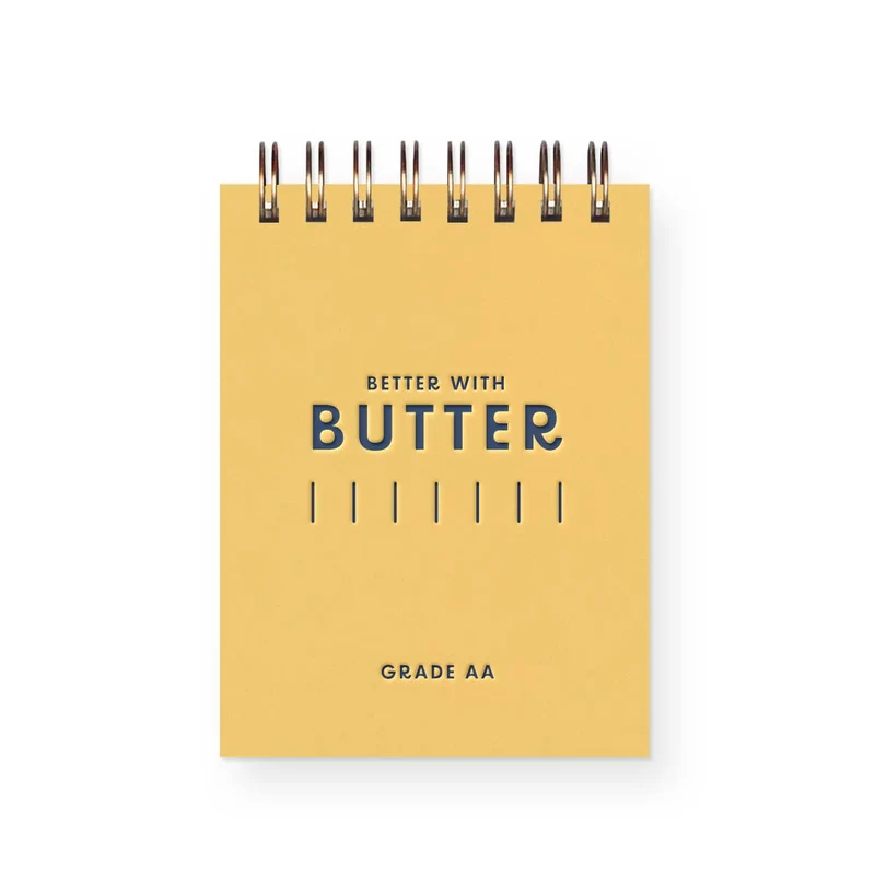 Carnet de poche « Better With Butter »
