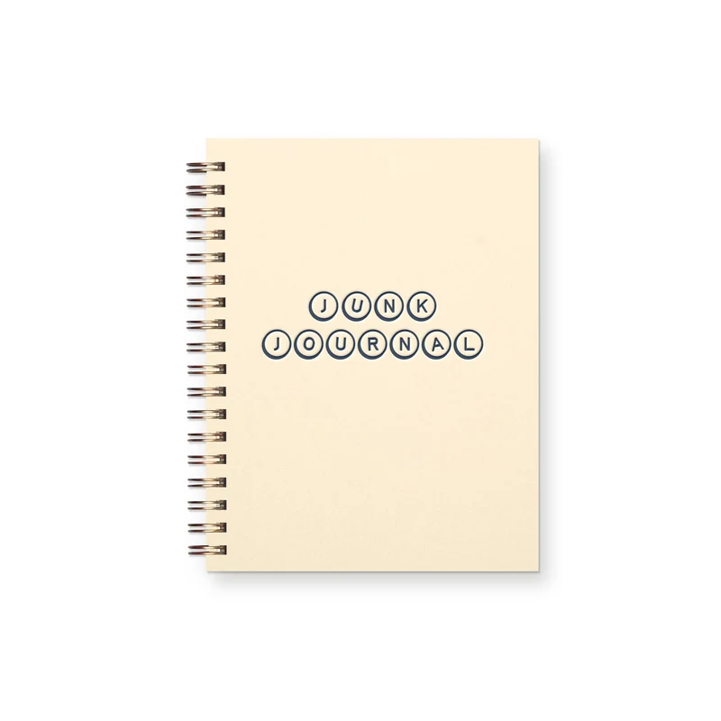 Carnet pointillé Junk Journal « Beads »