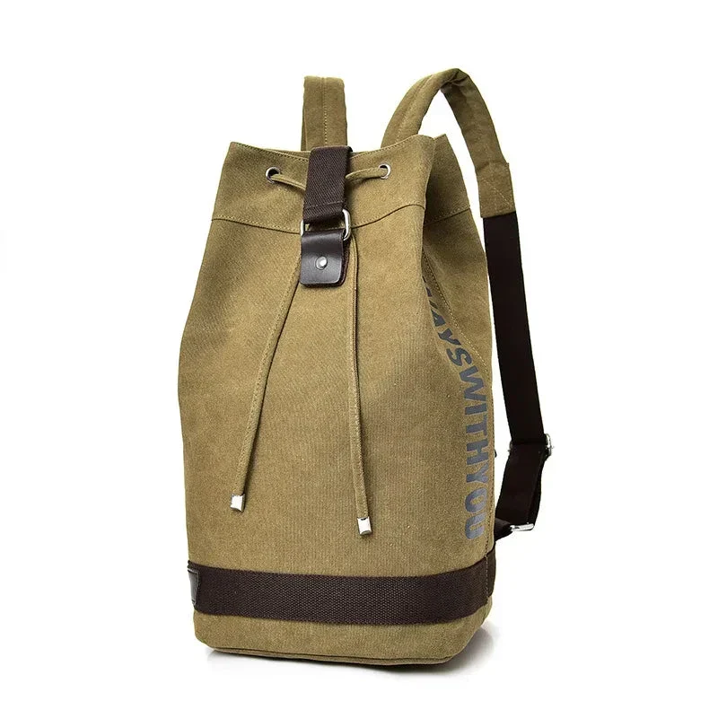 Sac à Dos Vintage Toile | Grand Rangement Pratique