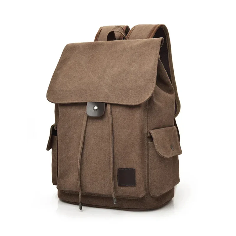 Sac à Dos Vintage Toile Canvas | Bretelles Ajustables Confortables