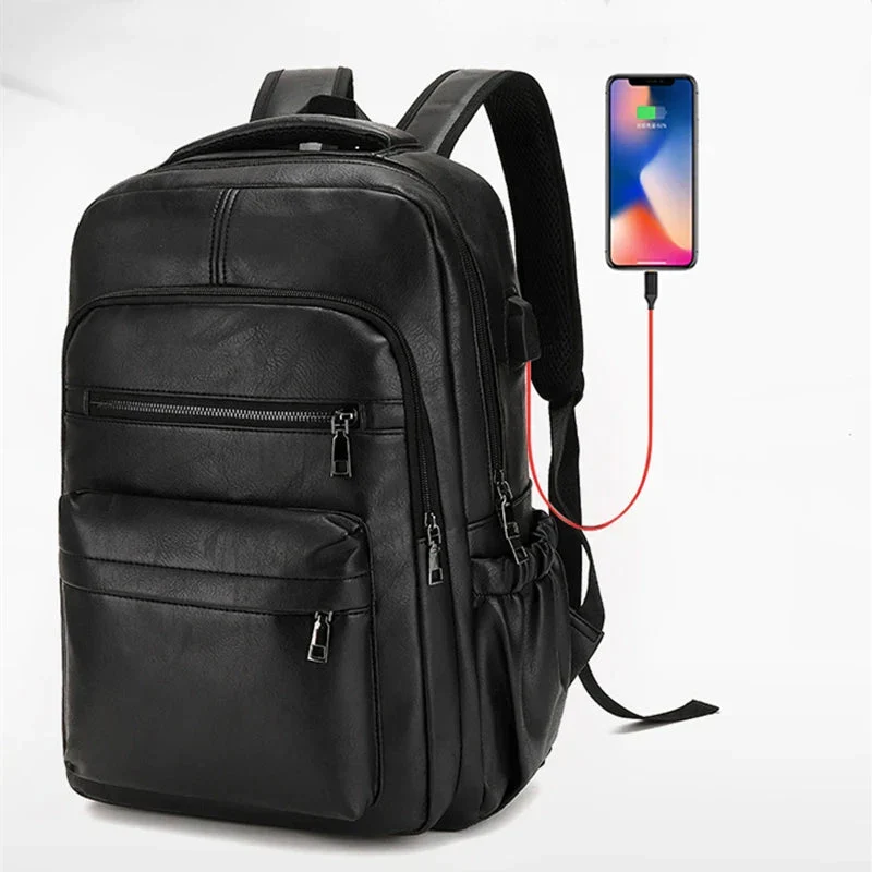 Sac à Dos Vintage Homme | Compartiments Multiples Usb Intégré