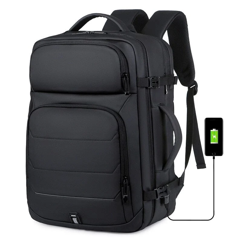 Sac à Dos Usb Extensible 17 Pouces | Compartiment Ordinateur Sécurisé