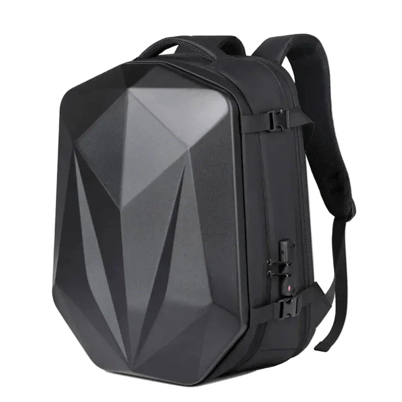 Sac à Dos Rigide Sécurisé | Coque Anti-Choc et Serrure Code