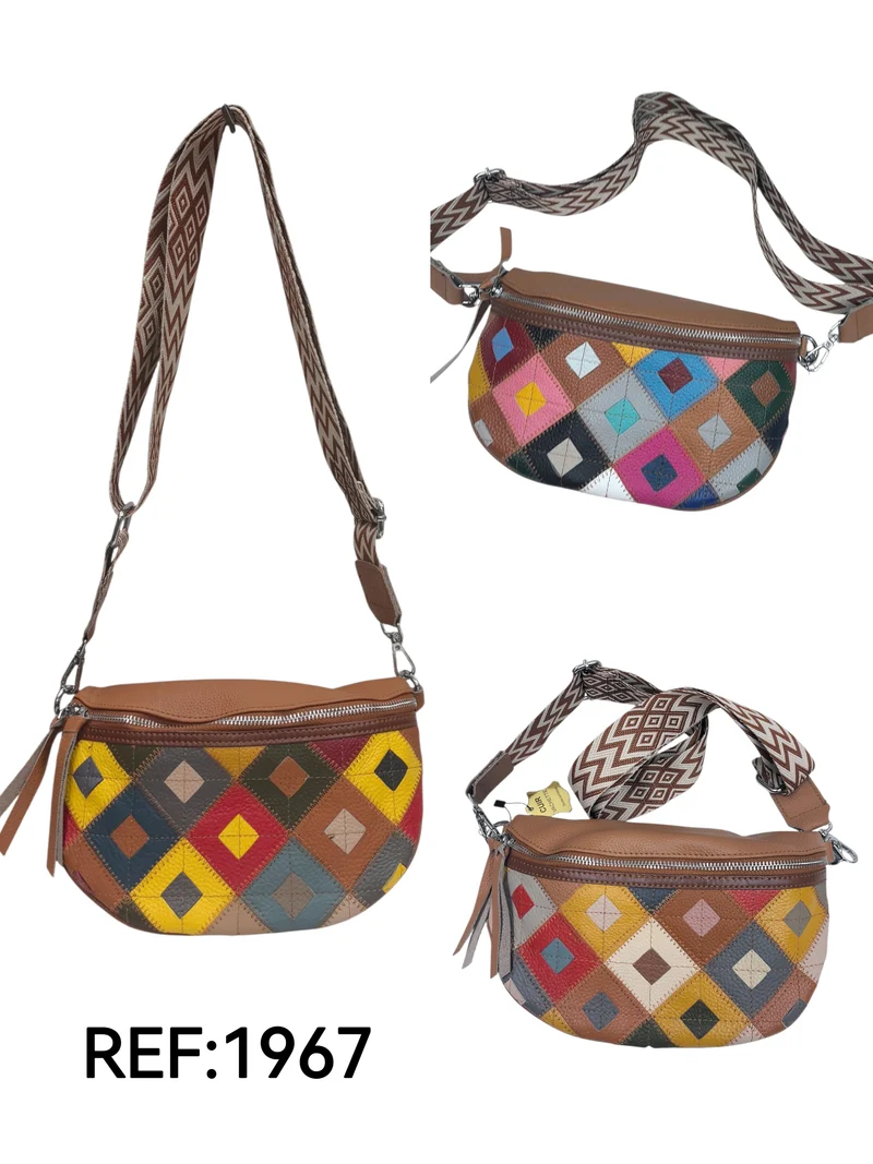 Sac bandoulières en Cuir véritable Pour Femme (X6)1967