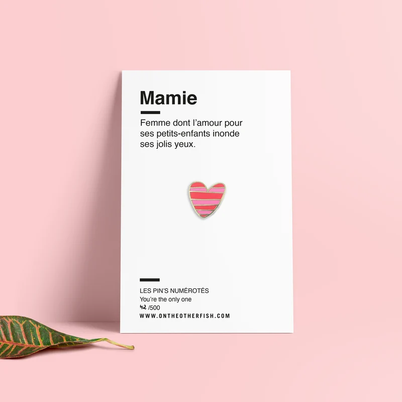 Pin’s Cœur Mamie x Studio Like That