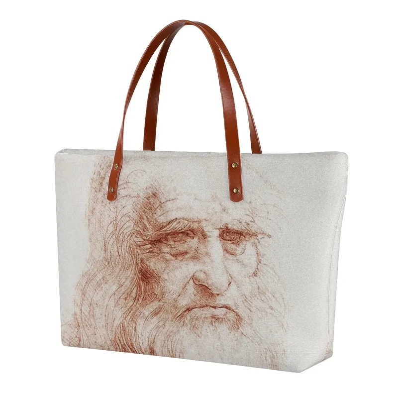 Leonardo da Vinci's Self-portrait Art Tote Bag