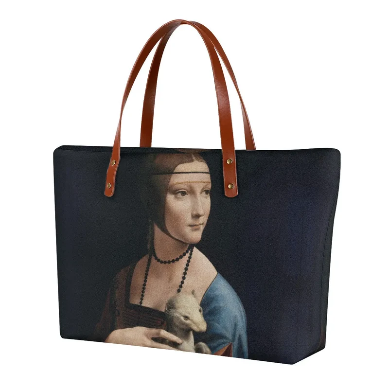 Leonardo da Vinci's Lady with an Ermine Tote Bag