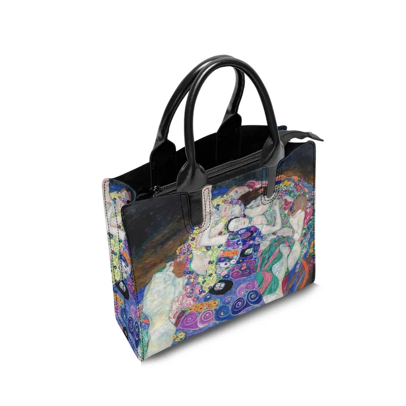 Gustav Klimt's The Virgin Painting Art Leather Handbag