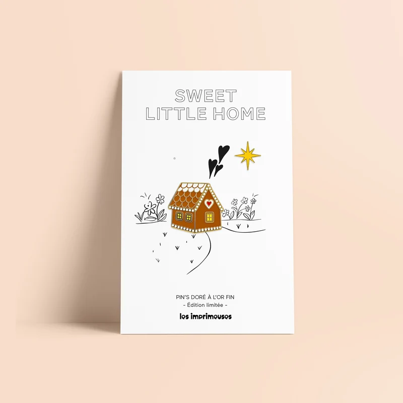 Pin’s Maison pain d'épices et étoile - Sweet Little Home
