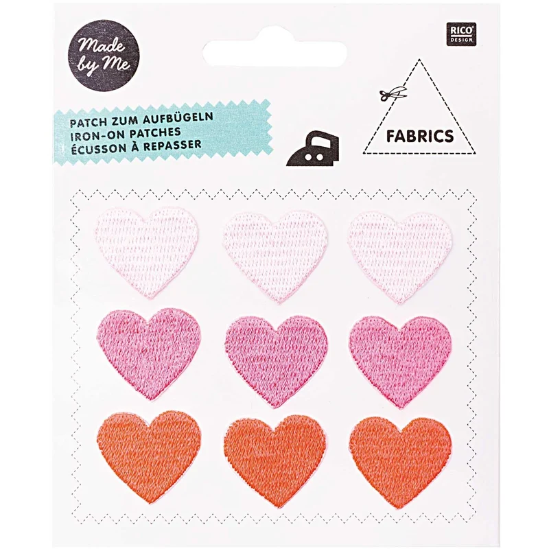 Patches Coeur à Repasser