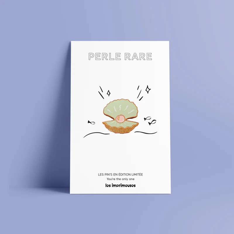 Pin’s Perle rare - Coquille Saint-Jacques