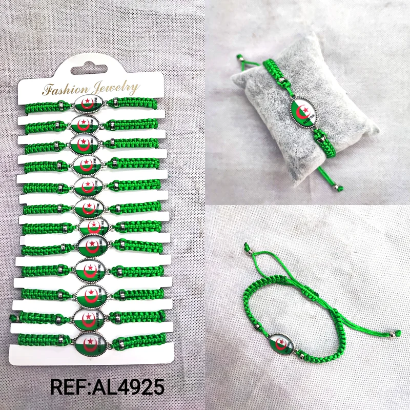 Bracelet drapeau agéria (x12)