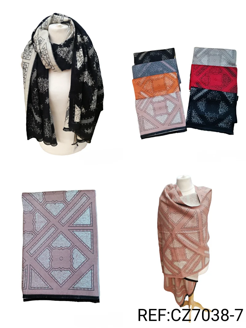 Écharpe d'hiver pour femme（X12）