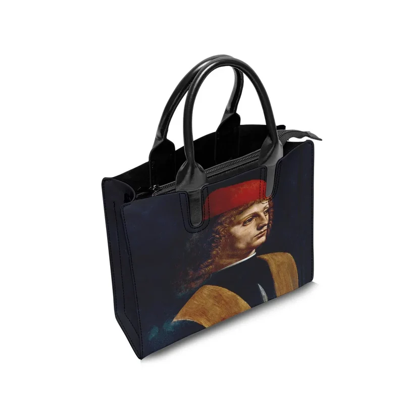 Leonardo da Vinci's The Portrait of a Musician Art Handbag