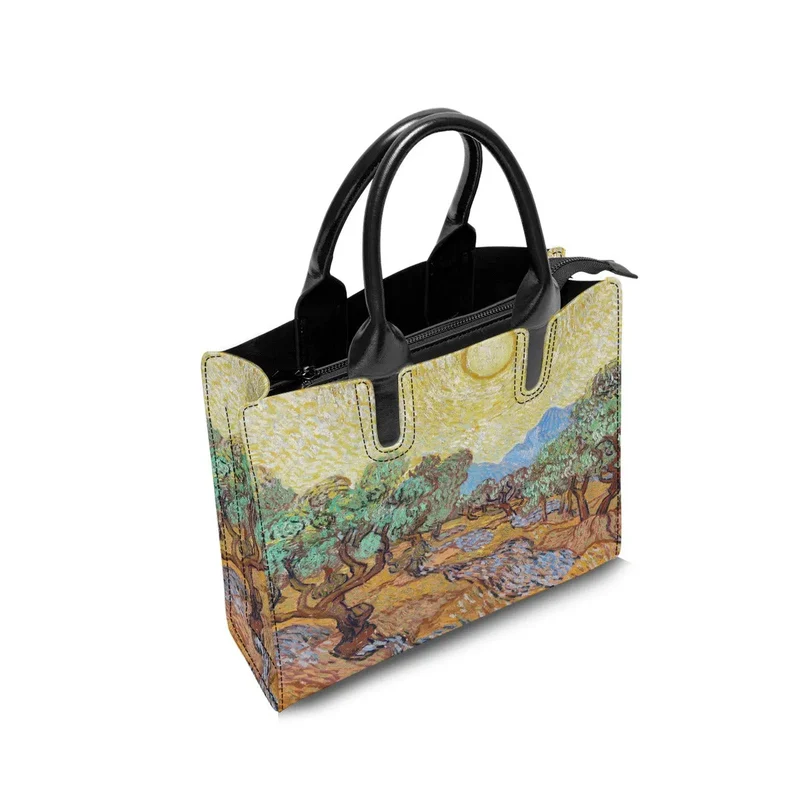 Olive Trees by Vincent Van Gogh Painting Handbag