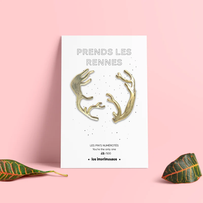 Pin's Bois de Renne - Prends Les Rennes
