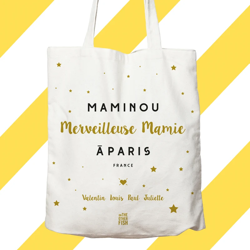 Sac à personnaliser - Merveilleuse Mamie