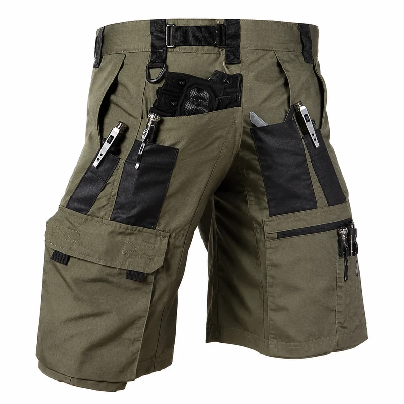 Short trekking homme multi-poches