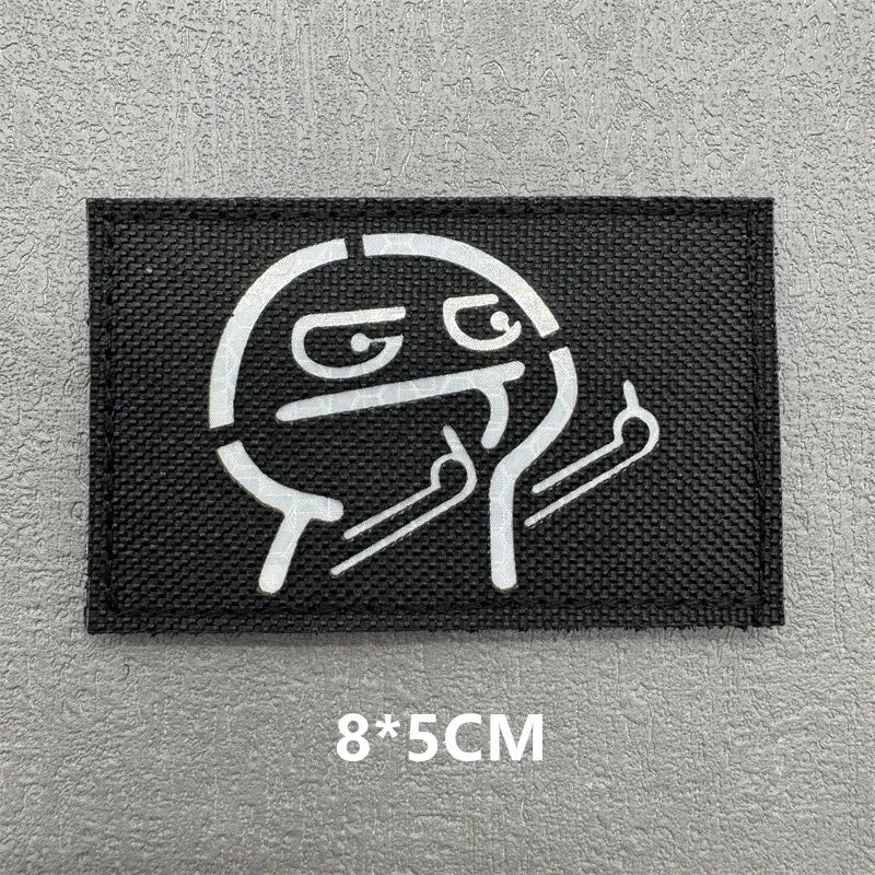 Patch velcro motif original pour équipement randonnée