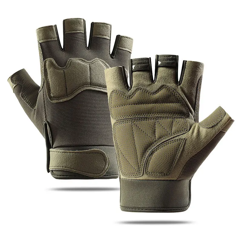 Gants randonnée demi doigts respirants anti dérapant