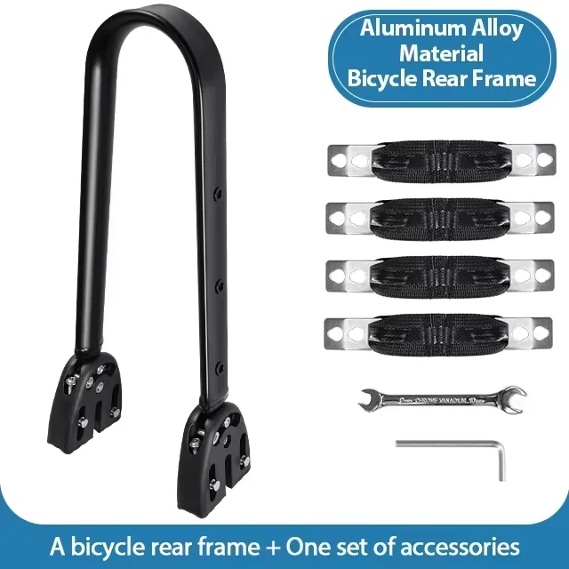Porte sacoche sur fixation arrière en alliage d'aluminium pour VTT / Gravel "Newboler - HOL005 series"