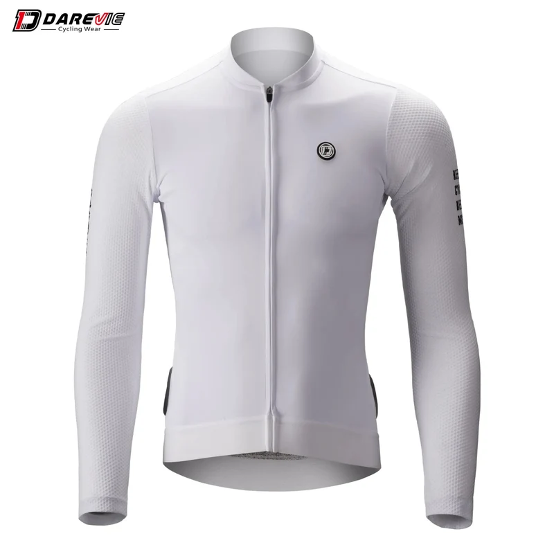 Maillot de cyclisme respirant à manches longues pour hommes et femmes UV-SPF30+ / SPF 50+ "DAREVIE - DVJ187"