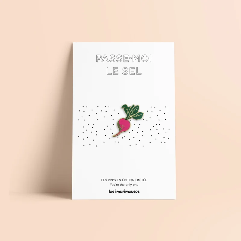 Pin’s Radis - Passe-moi le sel